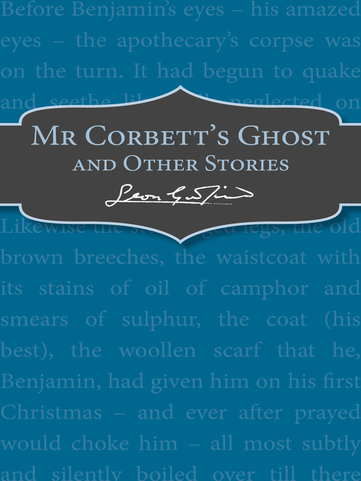 Title details for Mr Corbett's Ghost by Leon Garfield - Available